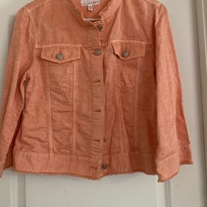 Loft light orange jacket